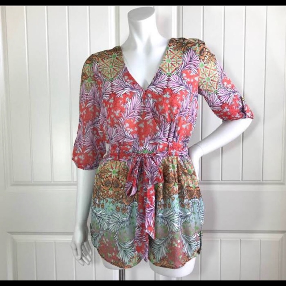 Gianni Bini Erynn Floral Romper